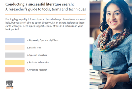 Elsevier Guide on conducting a literature search