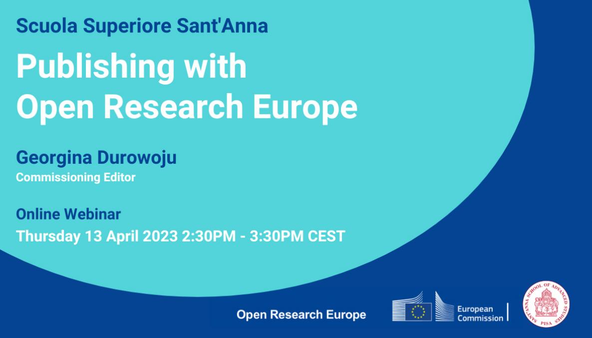 Publishing with open research Europe invitation
