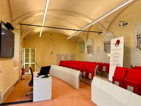 Inaugurazione Palazzo Pilo Boyl: aula multimediale ristrutturata grazie al contributo di Fondazione Il Talento All'Opera