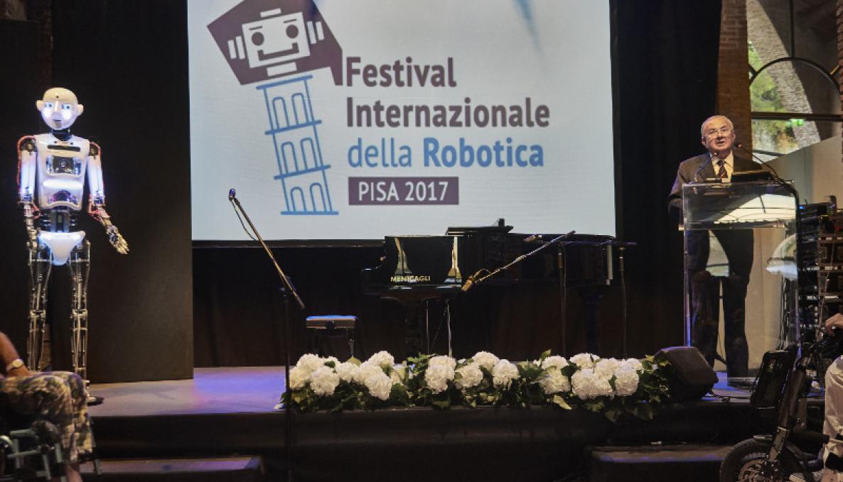 Festival Internazionale della Robotica, la seconda edizione trasforma Pisa  in “RoboTown” dal 27 settembre al 3 ottobre 2018. La Scuola Sant'Anna tra i  promotori, in anteprima gli eventi scientifici e artistici